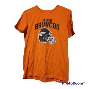 Denver broncos Shirt xlrg boys top orange blue tshirt or unisex girl wom…